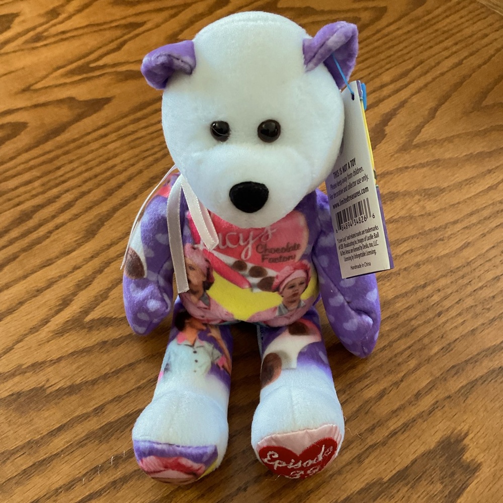 Gallery Treasures, “I Love Lucy” Beany Bear, Limited Edition, Episode 39
